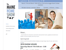 Tablet Screenshot of mainehomeshow.com